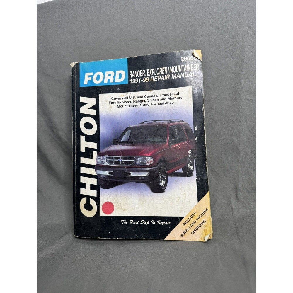 Chilton #26688 Auto Repair Manual Ford Ranger Explorer Mountaineer 1991-1999